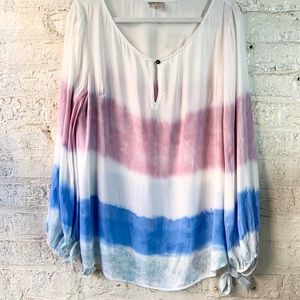Anthropologie Tie Dyed Top